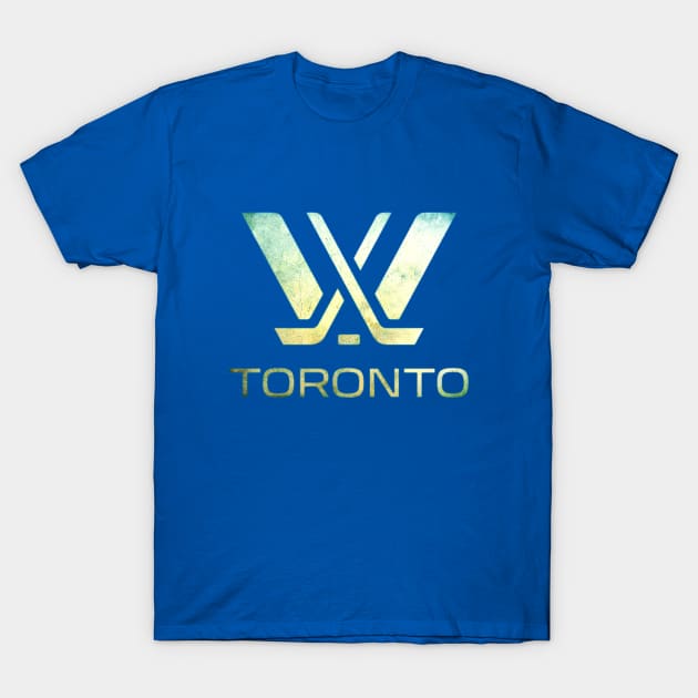 PWHL - Toronto Distressed T-Shirt by INLE Designs